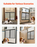 Darrahopens Home & Garden > Curtains > Curtains & Drapes VEVOR RV Screen Door Protector,  622.3 x 508 mm Door Grille, Easy to Install and Disassemble, Reinforced Breathable Protective Mesh, Aluminum Alloy Camper RV Entry Protector for Pet Protection, Black