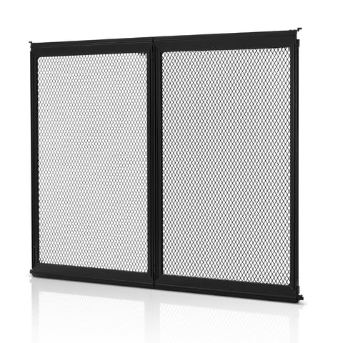 Darrahopens Home & Garden > Curtains > Curtains & Drapes VEVOR RV Screen Door Protector,  622.3 x 508 mm Door Grille, Easy to Install and Disassemble, Reinforced Breathable Protective Mesh, Aluminum Alloy Camper RV Entry Protector for Pet Protection, Black