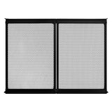 Darrahopens Home & Garden > Curtains > Curtains & Drapes VEVOR RV Screen Door Protector, 673.1 x 508 mm Door Grille, Easy to Install and Disassemble, Reinforced Breathable Protective Mesh, Aluminum Alloy Camper RV Entry Protector for Pet Protection, Black