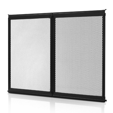 Darrahopens Home & Garden > Curtains > Curtains & Drapes VEVOR RV Screen Door Protector, 673.1 x 508 mm Door Grille, Easy to Install and Disassemble, Reinforced Breathable Protective Mesh, Aluminum Alloy Camper RV Entry Protector for Pet Protection, Black