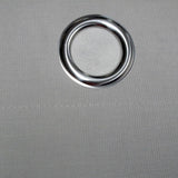 Darrahopens Home & Garden > Curtains Designers Choice Pair of Linen Cotton Coated Eyelet Curtains Grey 140 x 213cm