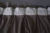 Darrahopens Home & Garden > Curtains Large Thick Velvet Blockout Curtains 540x 230cm PINCH PLEAT+30 Hooks Purple Grey