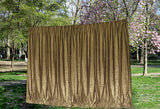 Darrahopens Home & Garden > Curtains Large Thick Velvet Curtain Stunning Flocking 560x230cm+30Hooks Gold