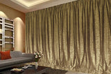 Darrahopens Home & Garden > Curtains Large Thick Velvet Curtain Stunning Flocking 560x230cm+30Hooks Gold