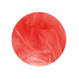 Darrahopens Home & Garden > Curtains Pair of Organza Sheer Rod Pocket Curtains Fire Red