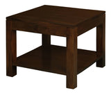 Darrahopens Home & Garden > Decor Amsterdam Solid Mahogany Timber Lamp Table 60 x 60 cm (Mohagany)