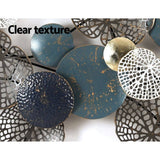 Darrahopens Home & Garden > Decor Artiss Metal Wall Art Hanging Sculpture 132cm Home Decor Leaf Circles Blue
