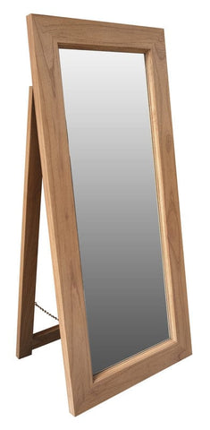 Darrahopens Home & Garden > Decor Ascot Solid Mindi Standing Mirror (Natural)