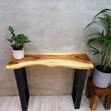 Darrahopens Home & Garden > Decor Bungalow Console Table Live Edge Raintree Wood [100cm]