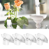 Darrahopens Home & Garden > Decor > Candle Accessories 4Pcs Candle Snuffer Candle Extinguisher Metal Shell Pattern Automatic Candle Stopper for Candle Extinguishing Silver In Australia - Darrahopens