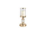 Darrahopens Home & Garden > Decor > Candle Accessories Abode Crystal Candle Holder – Gold - Small