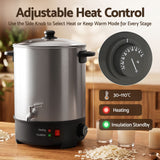 Darrahopens Home & Garden > Decor > Candle Accessories Devanti 16L Wax Melter Candle Making 1500W Melting Pot Furnace Quick Pour Spout Soy Soap In Australia - Darrahopens
