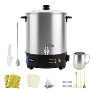 Darrahopens Home & Garden > Decor > Candle Accessories Devanti 16L Wax Melter Candle Making 1500W Melting Pot Furnace Quick Pour Spout Soy Soap In Australia - Darrahopens