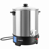 Devanti 16L Wax Melter Candle Making 1500W Melting Pot Furnace Quick Pour Spout Soy Soap In Australia - Darrahopens