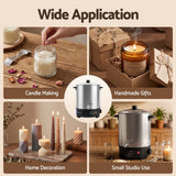 Darrahopens Home & Garden > Decor > Candle Accessories Devanti 16L Wax Melter Candle Making 1500W Melting Pot Furnace Quick Pour Spout Soy Soap In Australia - Darrahopens