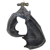 Darrahopens Home & Garden > Decor > Candle Accessories Gothic Bat Wall Tealight Holder - Resin Decor for Spooky Ambiance (16.5x12x22 cm)