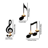 Darrahopens Home & Garden > Decor > Candle Accessories Music Note Candlestick - Wall Decoration - Wrought Iron Candlestick - Wall Decoration - Candle Holder