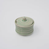 Darrahopens Home & Garden > Decor > Candle Accessories Sugar Pot 5.3cm Ribbed Celadon Glaze