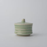 Darrahopens Home & Garden > Decor > Candle Accessories Sugar Pot 5.3cm Ribbed Celadon Glaze