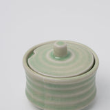 Darrahopens Home & Garden > Decor > Candle Accessories Sugar Pot 5.3cm Ribbed Celadon Glaze