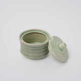 Darrahopens Home & Garden > Decor > Candle Accessories Sugar Pot 5.3cm Ribbed Celadon Glaze