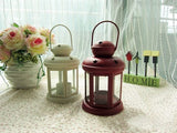 Darrahopens Home & Garden > Decor > Candle Accessories White Pink and Red Candle Holder Set of 3