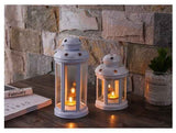 White Pink and Red Candle Holder Set of 3