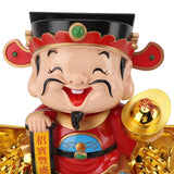 Darrahopens Home & Garden > Decor > Candles & Diffusers 12 Inch Solar Powered Statue God of Wealth Nodding Ornament Prosperity and Fortune Meaning Car Desktop Decoration In Australia - Darrahopens