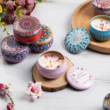 Darrahopens Home & Garden > Decor > Candles & Diffusers 4 Pack Scented Candles Gifts for Women: Aromatherapy Candle Set, Soy Candles for Home Scented, Up to 120H Burning, Candle Gift Set for Bath Meditation Birthday, Diwali, Thanksgiving, Christmas Gifts
