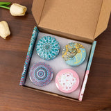 Darrahopens Home & Garden > Decor > Candles & Diffusers 4 Pack Scented Candles Gifts for Women: Aromatherapy Candle Set, Soy Candles for Home Scented, Up to 120H Burning, Candle Gift Set for Bath Meditation Birthday, Diwali, Thanksgiving, Christmas Gifts