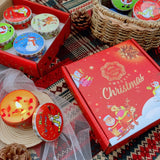 Darrahopens Home & Garden > Decor > Candles & Diffusers 4 Pcs of Scented Candle Tinplate Jar Wax Plant Candle Christmas Gift