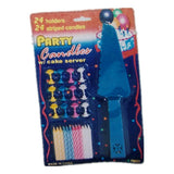 Darrahopens Home & Garden > Decor > Candles & Diffusers 4 Sets of Party candles with Cake server sets