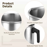 4PCS Candle Making Pouring Pots, 60.9oz Aluminum Wax Melting Pitchers with Drip-less Spout & Heat Resistant Handle, Metal Pouring Pitchers, DIY Candle Making Supplies In Australia - Darrahopens