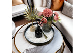 Darrahopens Home & Garden > Decor > Candles & Diffusers Bloom Flower Tray & Fragrance Diffuser Set - White