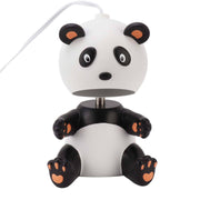 Darrahopens Home & Garden > Decor > Candles & Diffusers Candle Warmer Lamp Melting Wax Lamp Cute Panda Robot Shape with Timer Metal Frame G10 Bulb Candle Light Wamer In Australia - Darrahopens