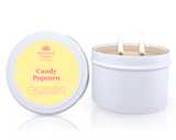 Darrahopens Home & Garden > Decor > Candles & Diffusers Candy Popcorn Soy Candle Tin 165g