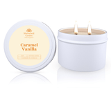 Darrahopens Home & Garden > Decor > Candles & Diffusers Caramel Vanilla Soy Candle Tin 165g