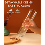 Darrahopens Home & Garden > Decor > Candles & Diffusers Inverted Wire Incense Burner, Wire Incense Burner, Glass Hardware Inverted Metal Incense Clip Glass Tube, Anti Ash Fly Incense Burner,8*8*21cm In Australia - Darrahopens