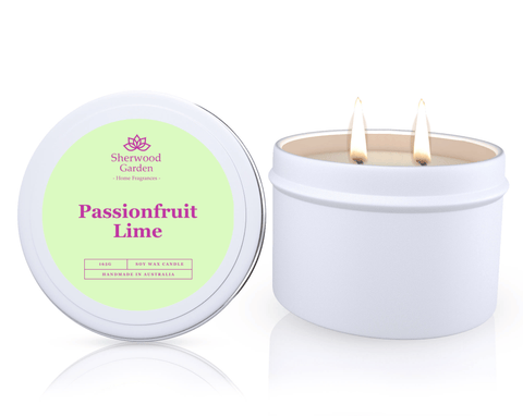 Darrahopens Home & Garden > Decor > Candles & Diffusers Passionfruit Lime Soy Candle Tin 165g