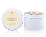 Darrahopens Home & Garden > Decor > Candles & Diffusers Sandalwood Vanilla Soy Candle Tin 165g