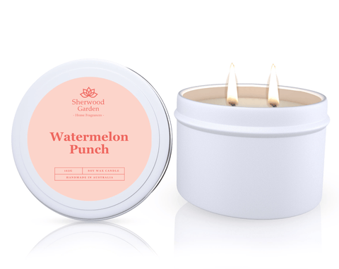 Darrahopens Home & Garden > Decor > Candles & Diffusers Watermelon Punch Soy Candle Tin 165g