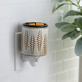 Darrahopens Home & Garden > Decor > Candles & Diffusers Wheat & Ivory Flip Dish Pluggable Warmer - RRP $27.95 - Wholesale