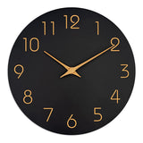 Darrahopens Home & Garden > Decor > Clocks 12 Inch Digital Wall Clock Simple Hanging Watch for Living Room Home Decoration - Black