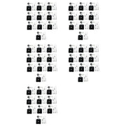 Darrahopens Home & Garden > Decor > Clocks 50Pcs DIY Silent Movement Mechanism Spindle Hands Sets Wall Quartz DIY Clock Movement Mechanism Repair Part Clock Kit In Australia - Darrahopens