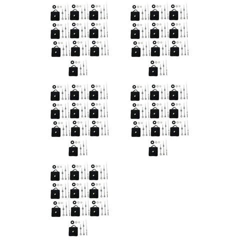 Darrahopens Home & Garden > Decor > Clocks 50Pcs DIY Silent Movement Mechanism Spindle Hands Sets Wall Quartz DIY Clock Movement Mechanism Repair Part Clock Kit In Australia - Darrahopens