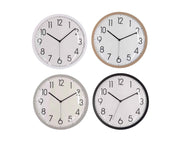 Darrahopens Home & Garden > Decor > Clocks Bulk 10 30cm Modern Plastic Wall Clock Round 4 Asst In Australia - Darrahopens