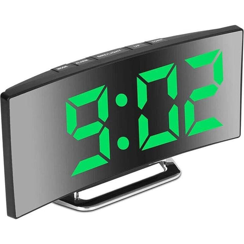 Darrahopens Home & Garden > Decor > Clocks Digital Alarm Clock For Bedroom, 7'' LED Mirror Screen, 2 Brightness, Temperature, DAte, Usb Powered, Memory Function
