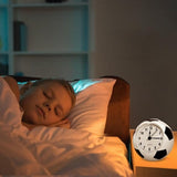 Darrahopens Home & Garden > Decor > Clocks Football Alarm Clock - Silent Non-Ticking Desk Clock | Kids Bedside Clock | Cute football design, easy-to-read analog display, perfect for kids' bedrooms, great birthday gift for boys and girls - White