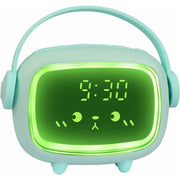 Darrahopens Home & Garden > Decor > Clocks Kids Digital Alarm Clock For Girls Boys, Angel Digital Alarm Clock With Lights And Snooze Function (Green)