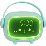 Darrahopens Home & Garden > Decor > Clocks Kids Digital Alarm Clock For Girls Boys, Angel Digital Alarm Clock With Lights And Snooze Function (Green)